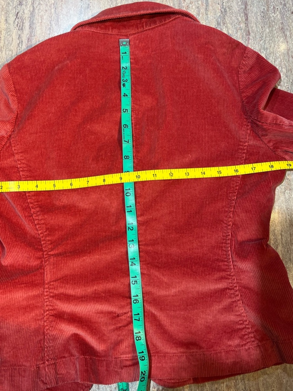 Talbots Raspberry Corduroy Cotton short shaped Jacket 10P - Picture 7 of 12
